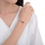 MOISS stříbrný náramek SRDCE