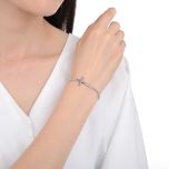 MOISS stříbrný náramek KŘÍŽ