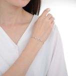 MOISS stříbrný náramek NEKONEČNO