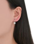 MOISS stříbrné náušnice KVĚTINA