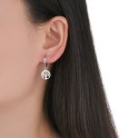 MOISS stříbrné náušnice STROM