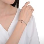 MOISS stříbrný náramek SRDCE