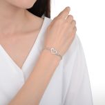 MOISS stříbrný náramek SRDCE