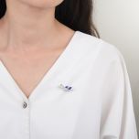 MOISS stříbrná brož