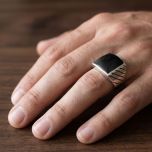 DIVERSE stříbrný prsten