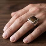 DIVERSE stříbrný prsten