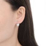 MOISS stříbrné náušnice SRDCE