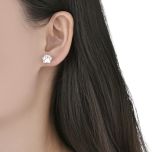 MOISS stříbrné náušnice TLAPKA