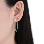 MOISS stříbrné náušnice