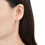 MOISS stříbrné náušnice ROSE