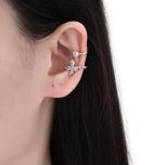 MOISS stříbrné náušnice MOTÝL