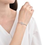 MOISS stříbrný náramek ČTYŘLÍSTEK