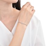 MOISS stříbrný náramek HOUSLOVÝ KLÍČ