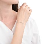 MOISS stříbrný náramek SRDCE