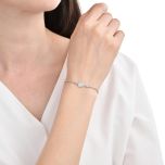 MOISS stříbrný náramek SRDCE