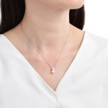 MOISS perlový stříbrný náhrdelník