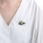 MOISS stříbrná brož