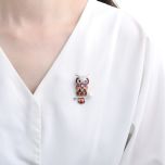 MOISS stříbrná brož SOVA