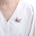 MOISS stříbrná brož