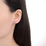 MOISS stříbrné náušnice MOTÝL