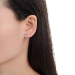 MOISS stříbrné náušnice SRDCE