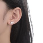 MOISS stříbrné náušnice KŘÍDLA