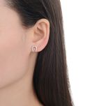 MOISS stříbrné náušnice PODKOVA