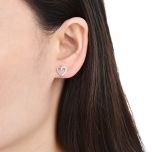 MOISS stříbrné náušnice SRDCE