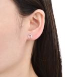 MOISS stříbrné náušnice PODKOVA