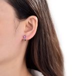 MOISS stříbrné náušnice KVĚTINA