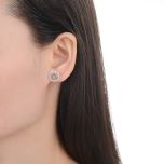 MOISS stříbrné náušnice STROM