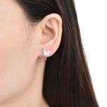 MOISS stříbrné náušnice MOTÝL