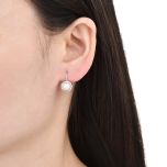 MOISS perlové stříbrné náušnice