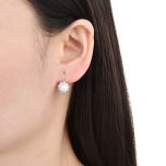 MOISS perlové stříbrné naušnice