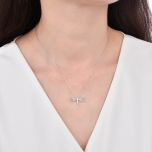 MOISS stříbrný náhrdelník VÁŽKA