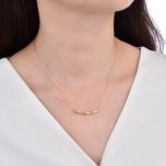 MOISS stříbrný náhrdelník GOLD