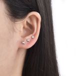 MOISS stříbrné náušnice