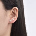 MOISS stříbrné náušnice