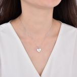 MOISS stříbrný náhrdelník SRDCE