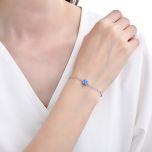 MOISS stříbrný náramek OPÁL