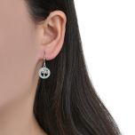 MOISS stříbrné náušnice OPÁL