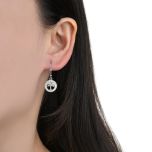 MOISS stříbrné náušnice OPÁL