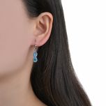 MOISS stříbrné náušnice OPÁL