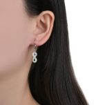 MOISS stříbrné náušnice OPÁL