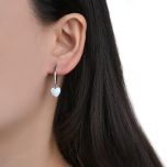 MOISS stříbrné náušnice OPÁL