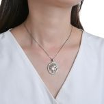 MOISS stříbrný přívěsek OPÁL STROM