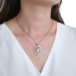 MOISS stříbrný přívěsek OPÁL STROM