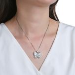 MOISS stříbrný přívěsek OPÁL MOTÝL