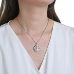 MOISS stříbrný přívěsek OPÁL STROM