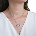 MOISS stříbrný přívěsek OPÁL MOTÝL